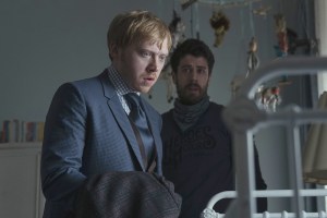 Rupert Grint and Toby Kebbell in Servant