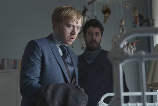 Rupert Grint and Toby Kebbell in Servant