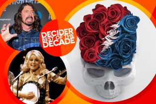 collage of The Grateful Dead Dolly Dave Grohl