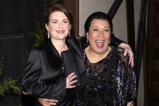 Megan Mullally and Shelley Morrison