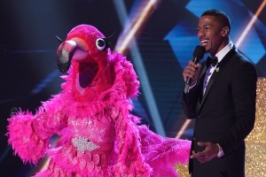 The Flamingo and Nick Cannon on The Masked Singer