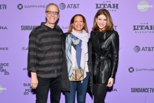 PARK CITY, UTAH - JANUARY 25: Director Kirby Dick, Survivor Drew Dixon, and Director Amy Ziering attend the 2020 Sundance Film Festival - "On The Record" Premiere at The Marc Theatre on January 25, 2020 in Park City, Utah. (Photo by Dia Dipasupil/Getty Images)
