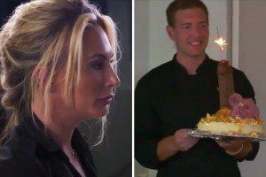 Kate Chastain, Chef Kevin Dobson, and his penis cake on Below Deck