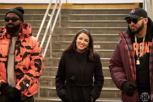 AOC, Desus Nice, and The Kid Mero in the subway