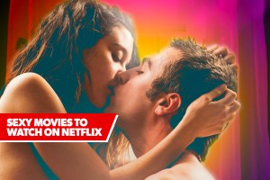 Two characters from the movie AMAR kiss - Sexy Movies To Watch On Netflix