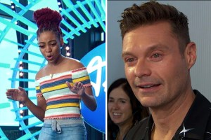 American Idol contestant auditions; Ryan Seacrest crying