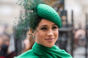 Meghan Markle in all green