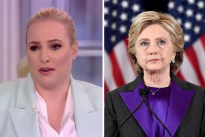 Meghan McCain on The View; Hillary Clinton gives a concession speech on Nov 9, 2016