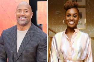 Dwayne Johnson and Issa Rae