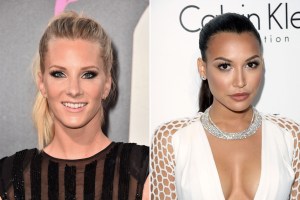 Heather Morris and Naya Rivera