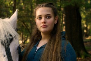 Close up of Katherine Langford as Nimue in Cursed