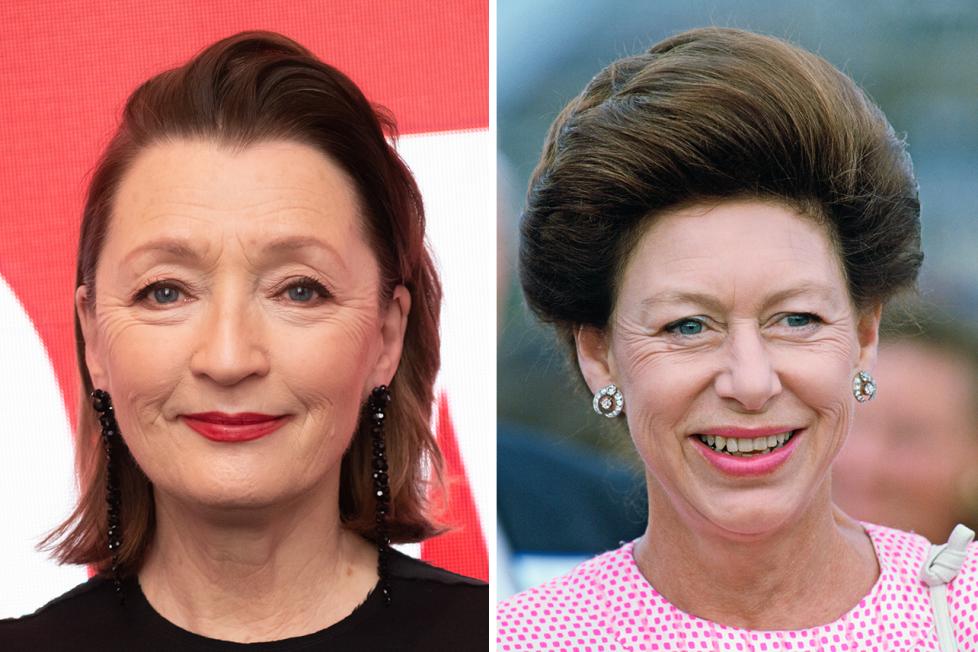 Lesley Manville; Princess Margaret in the 1980s