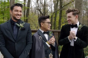 SAY I DO (L to R) Chef Gabriele Bertaccini, fashion designer Thai Nguyen and interior designer Jeremiah Brent