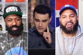 Desus & Mero with Ben Shapiro in between