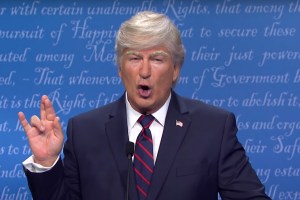 Alec Baldwin as Donald Trump on SNL