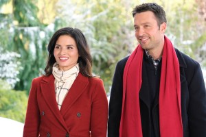Katrina Law and Carlo Marks in Christmas with the Darlings on Hallmark
