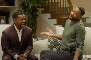 Will Smith and Alfonso Ribiero in the Fresh Prince reunion