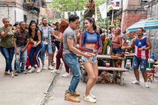 IN THE HEIGHTS, foreground from left: Anthony Ramos, Melissa Barrera, 2020