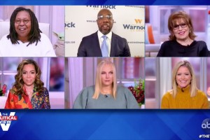 The View hosts with Rev Warnock