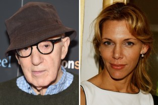 Side by side of Woody Allen and Christina Engelhardt