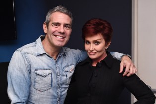 Andy Cohen and Sharon Osbourne