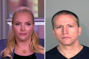 Meghan McCain and Derek Chauvin