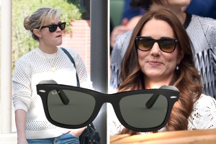 Kate and Reese wearing those Ray Ban Wayfarer sunglasses