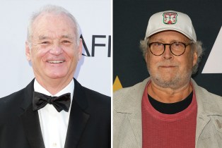 Bill Murray Chevy Chase split image