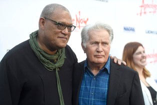 HOLLYWOOD, CALIFORNIA - AUGUST 12: Laurence Fishburne and Martin Sheen attend the LA Premiere Of Lionsgate's "Apocalypse Now Final Cut" at ArcLight Cinerama Dome on August 12, 2019 in Hollywood, California. (Photo by Frazer Harrison/Getty Images)