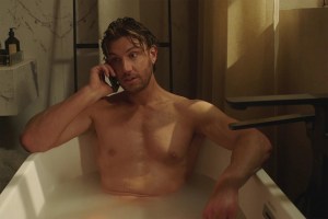 Brad in a bath tub in Sex/Life