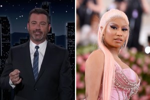 Jimmy Kimmel and Nicki Minaj.