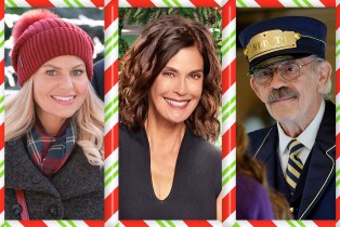 Candace Cameron Bure, Teri Hatcher, and Christopher Lloyd in Hallmark movies