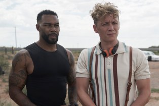 ARMY OF THE DEAD (L to R) OMARI HARDWICK as VANDEROHE and MATTHIAS SCHWEIGHÖFER as DIETER