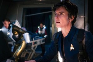 "Brother" -- Episode 201-- Pictured: Tig Notaro as Chief Engineer Reno of the CBS All Access series STAR TREK: DISCOVERY. Photo Cr: Jan Thijs/CBS ©2018 CBS Interactive, Inc. All Rights Reserved.