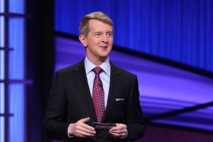 Ken Jennings hosts Jeopardy