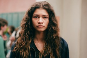 Portrait of Zendaya as Rue in Euphoria