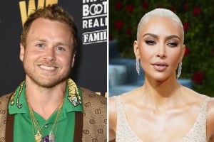 Spencer Pratt and Kim Kardashian