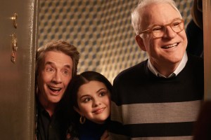 Martin Short, Selena Gomez, and Steve Martin in Only Murders in the Building