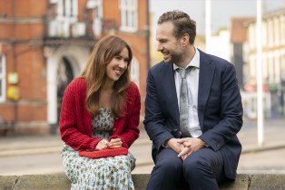 Rafe Spall and Esther Smith in “Trying”