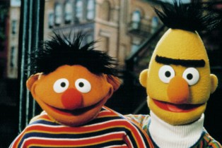 Bert and Ernie in Sesame Street