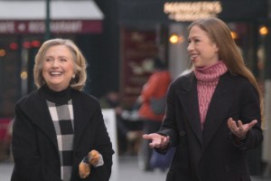 Hillary and Chelsea Clinton in 'Gutsy'