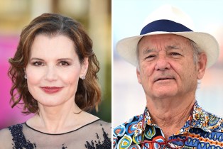 Geena Davis and Bill Murray