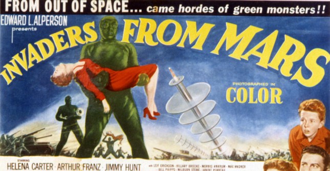 INVADERS FROM MARS, Helena Carter, Jimmy Hunt, Arthur Franz, 1953