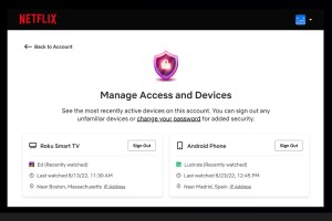 Netflix Managing Access and Devices