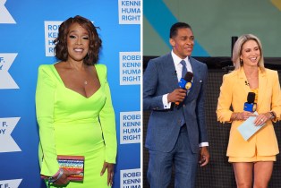Gayle King and T.J. Holmes and Amy Robach