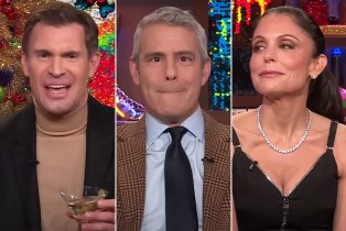 Jeff Lewis, Andy Cohen and Bethenny Frankel on WWHL