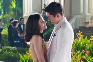 CRAZY RICH ASIANS, from left- Constance Wu, Henry Golding