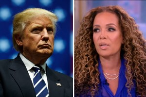 Donald Trump and Sunny Hostin on The View