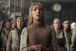 Imogen (Tamzin Merchant) in Carnival Row Season 2