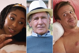 Jessica Williams as Gaby, Harrison Ford as Paul, and Jason Segel as Jimmy on 'Shrinking'